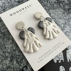 Mousy Ghost Halloween Earrings - Disney Inspired Mickey Mouse